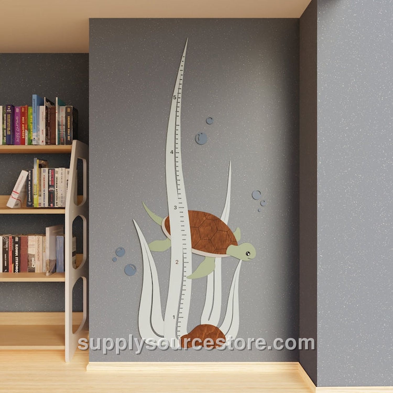 Spaceship - Wooden Height Chart | Growth Chart