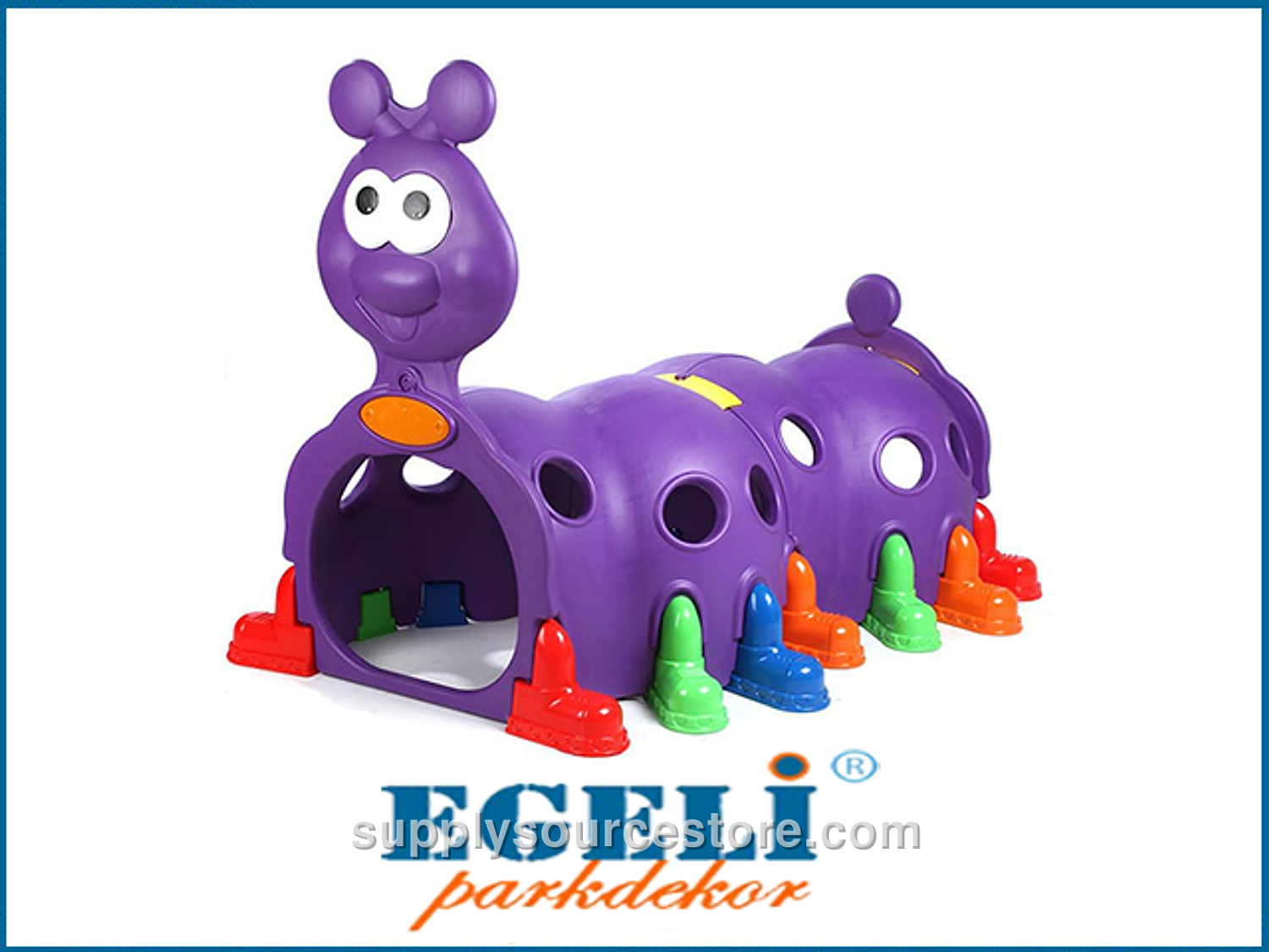 Purple Caterpillar Play Tunnel