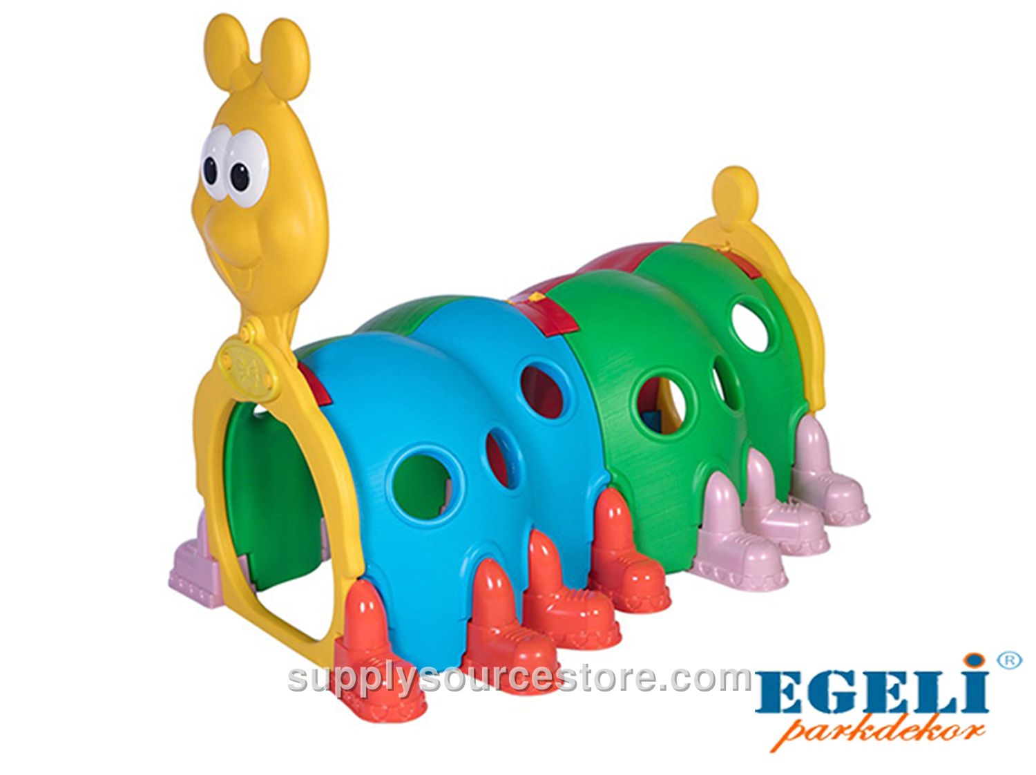 Colorful Caterpillar Play Tunnel
