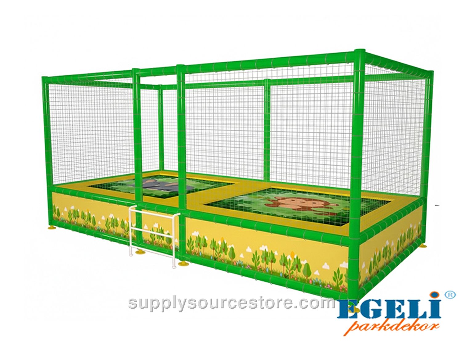 Trampoline (Dual Mesh Guard) 305×515 cm (120 x 203 in)