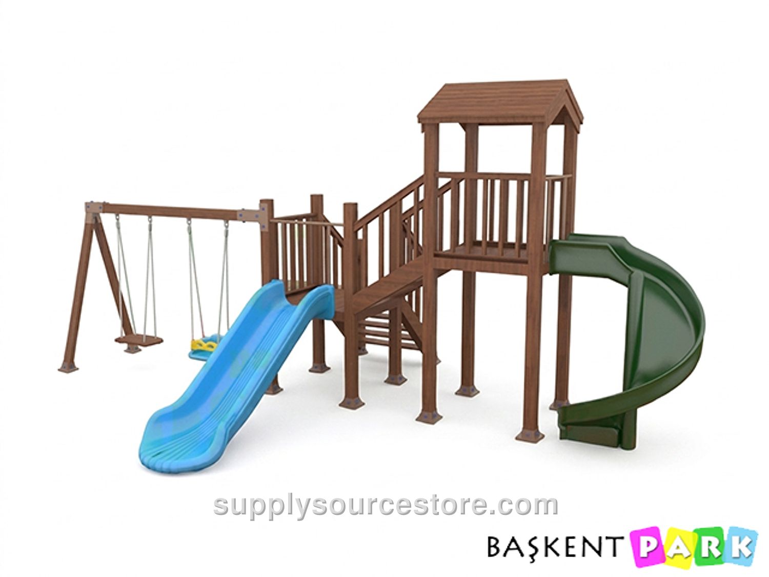Wooden Playground Set (Classic Series)