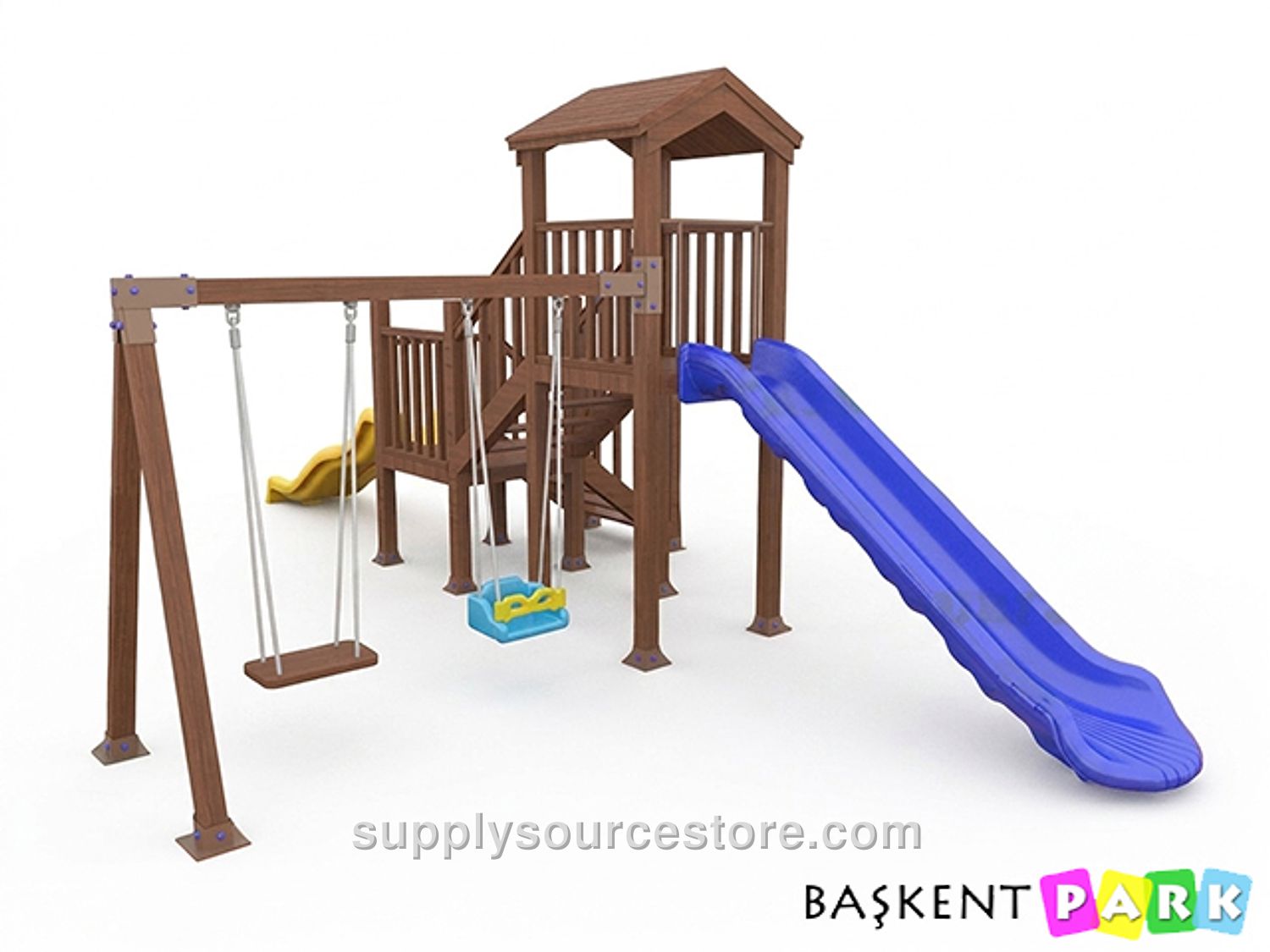Wooden Children's Playground (Classic Series)