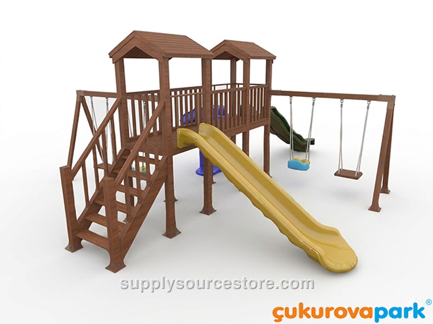 Wooden Children's Playground (Classic Series)