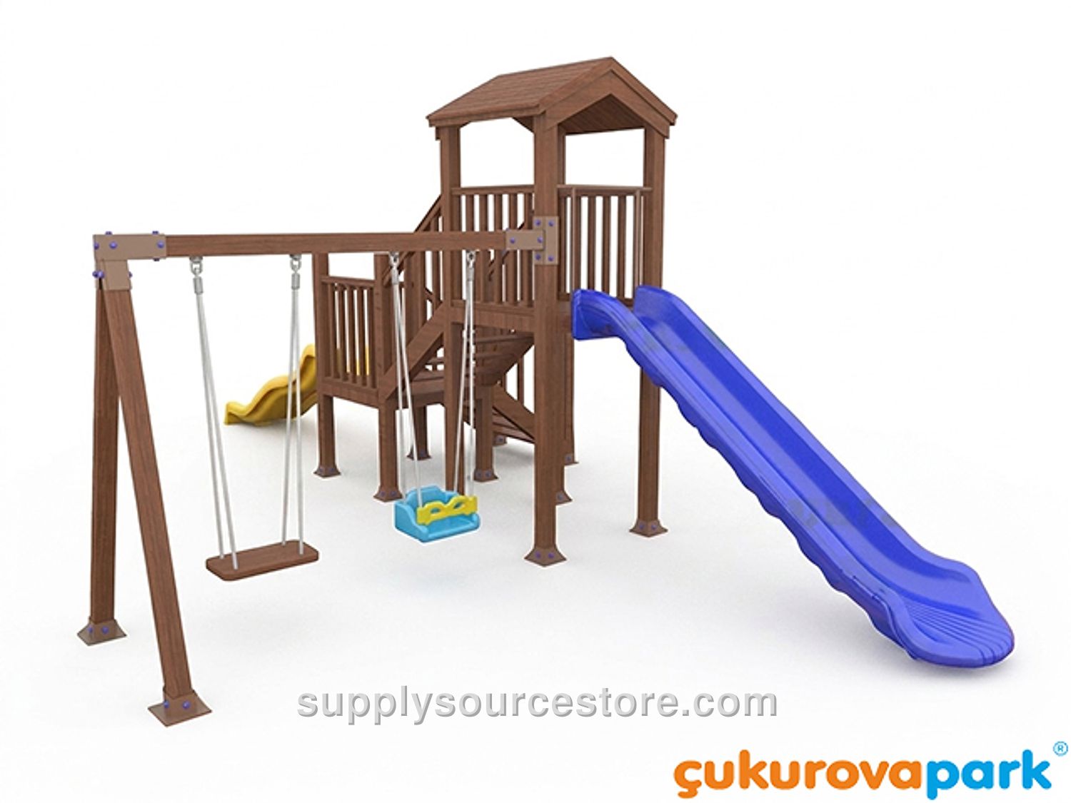 Wooden Children's Playground (Classic Series)