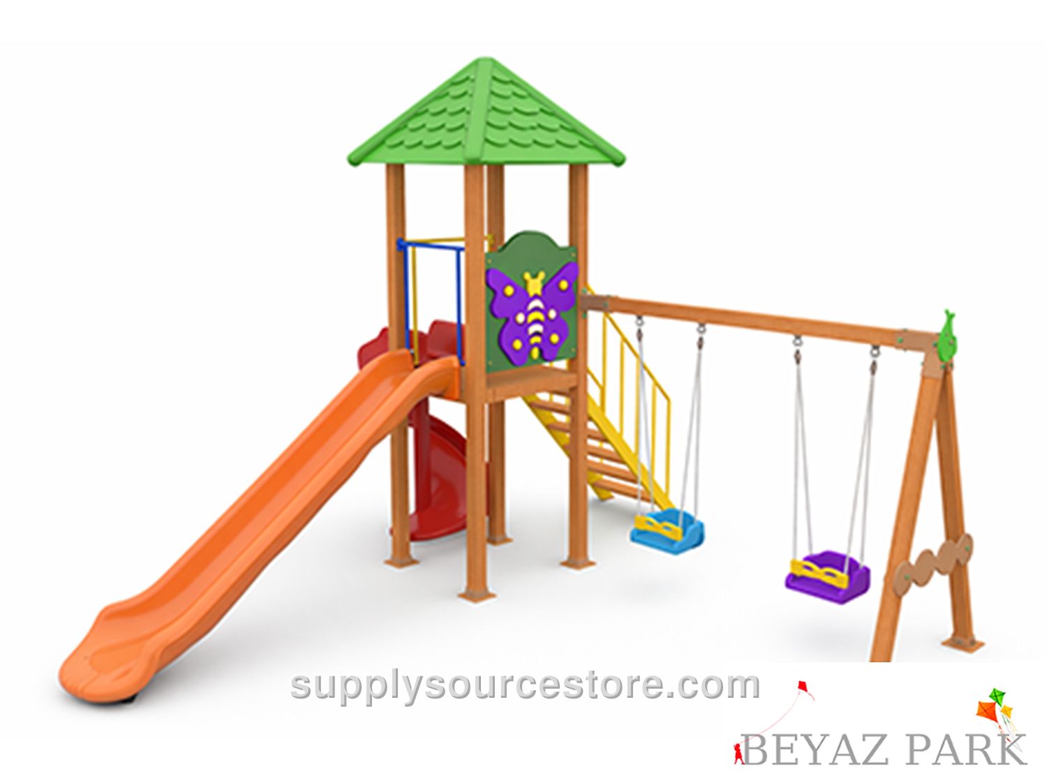 Wooden Series Kids Playground