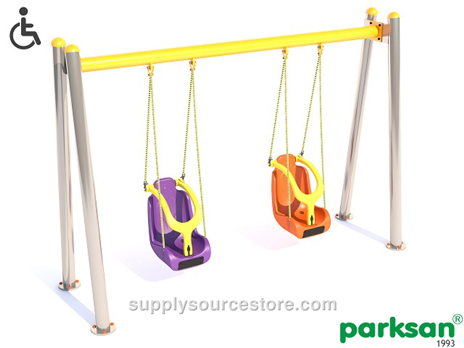 Inclusive Playground Swing (Dual)