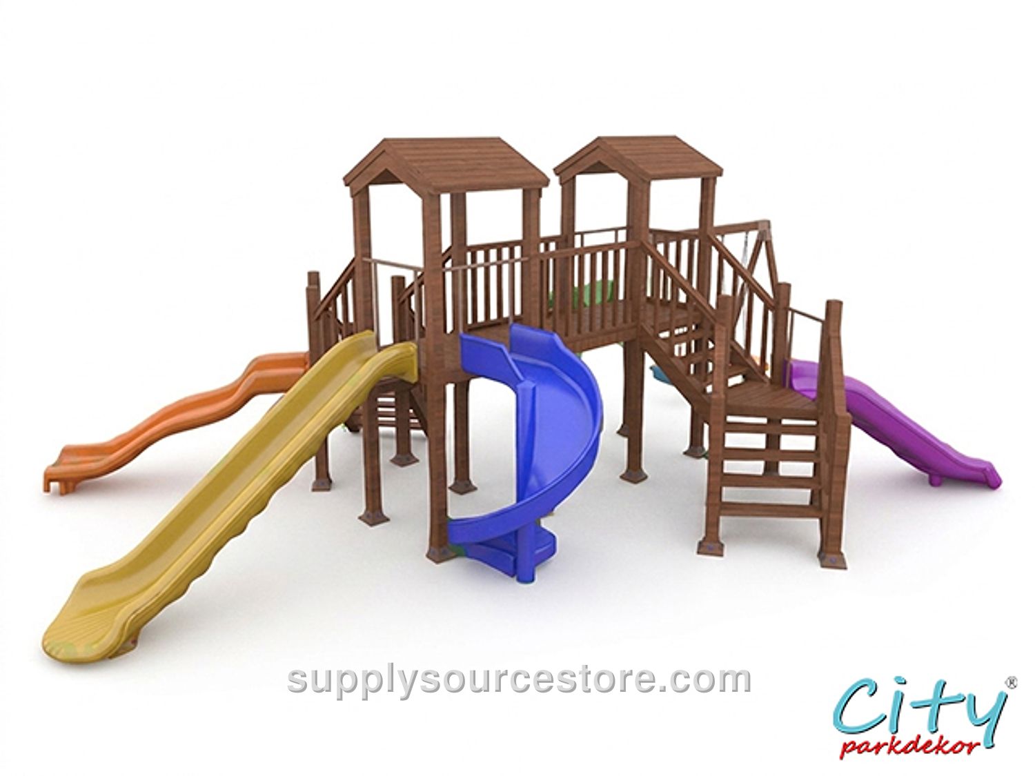 Wooden Playground Set (Classic Series)