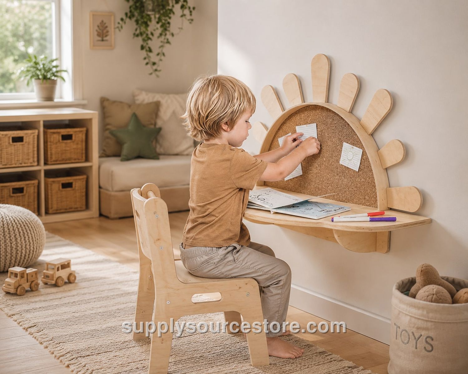 Wall-Mounted Kids Table “Sunshine”