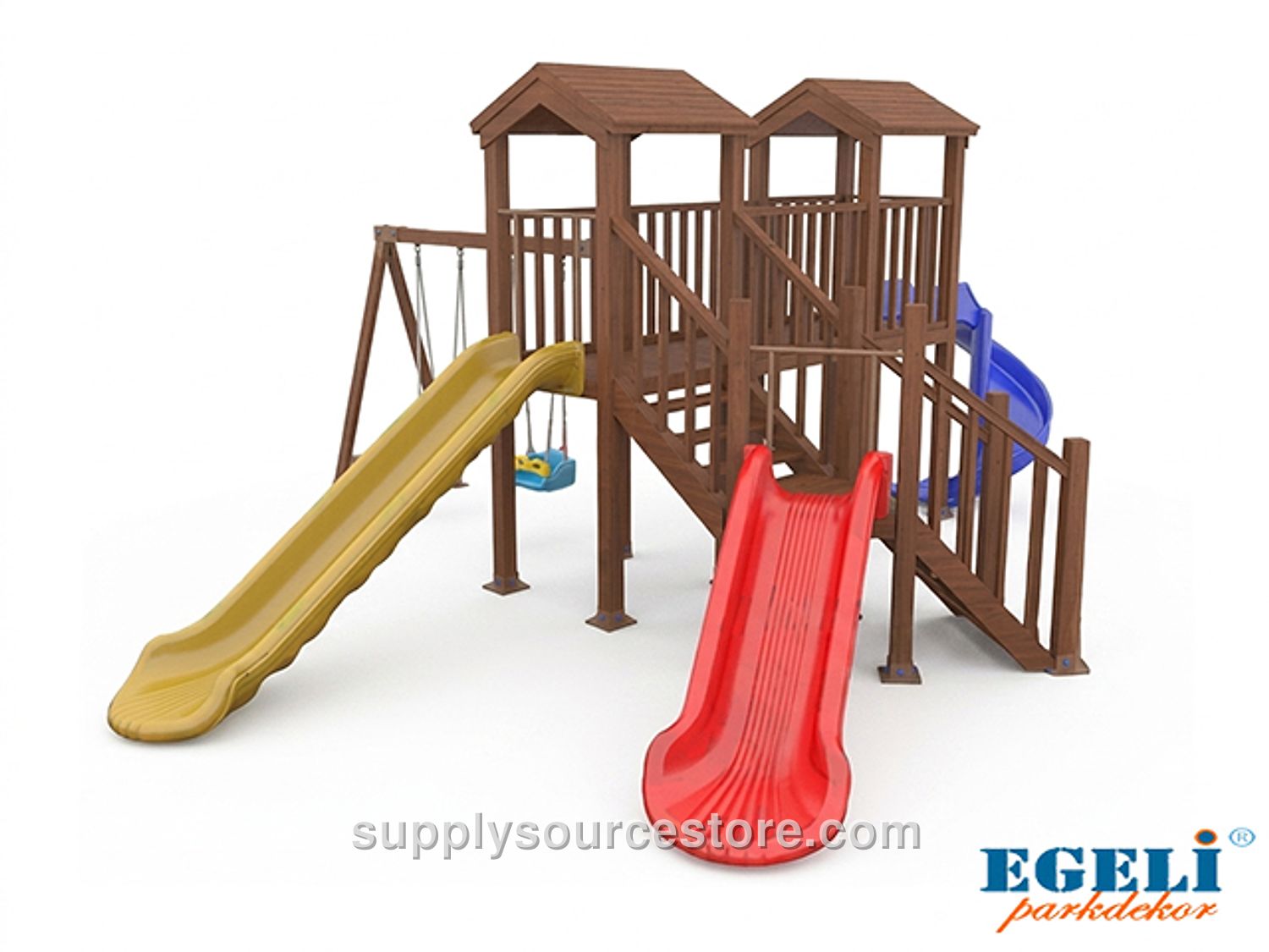 Wooden Children's Playground (Classic Series)