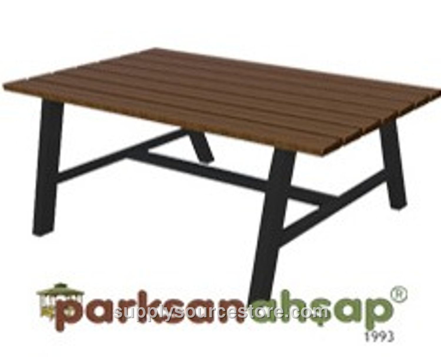 Wooden Rectangle Table (Profile Legs) 120(L) x 60(W) x 75(H)