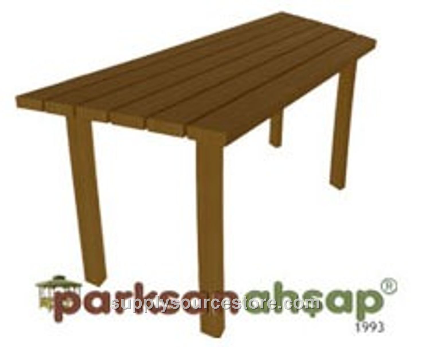 Wooden Ongen Trapezoid Table