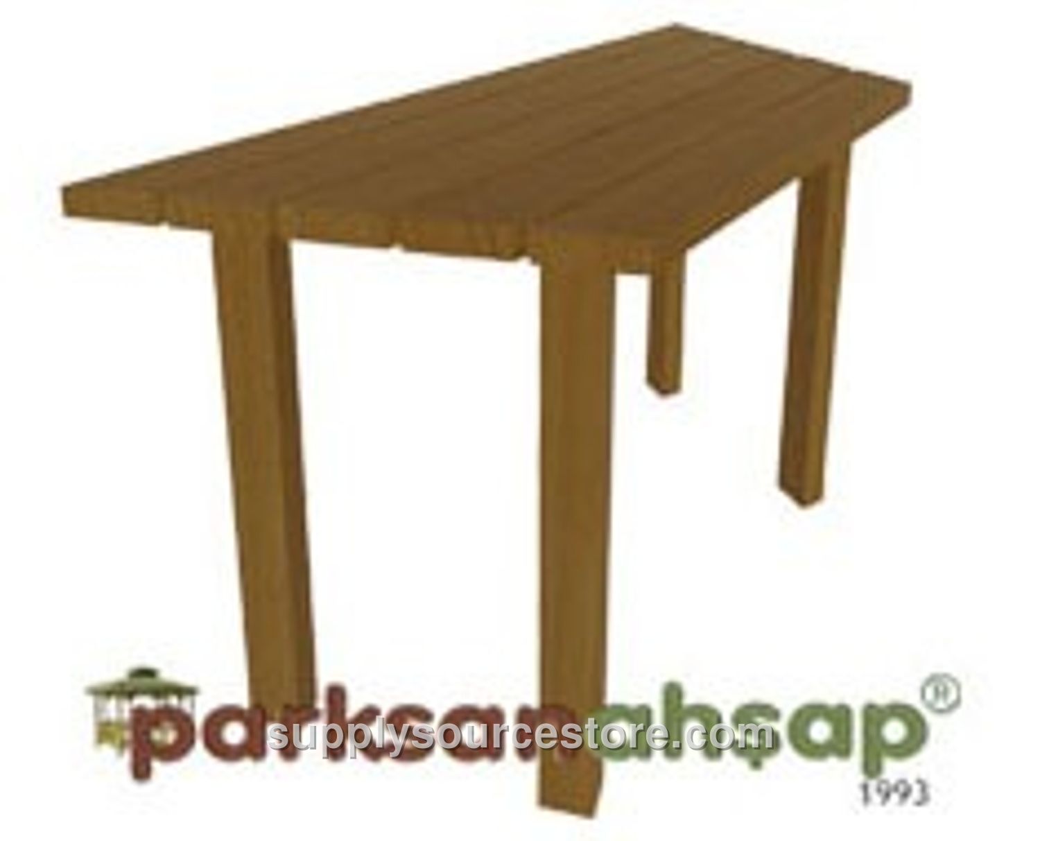 Wooden Octagonal Trapezoid Table (Gazebo Table) – 100(L)x50(W)x75(H)