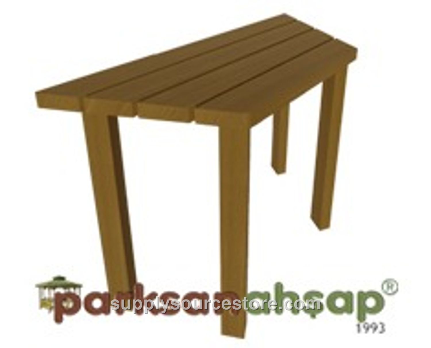 Wooden Hexagonal Trapezoid Table (Gazebo Table) – 95(L)x40(W)x75(H)