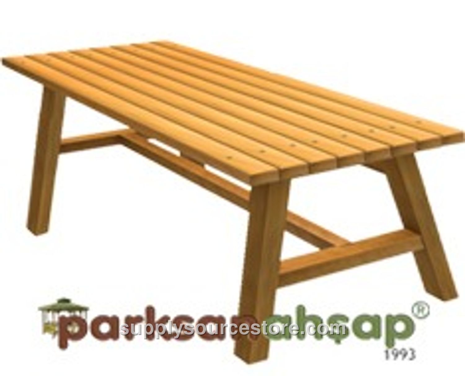 Wooden Rectangular Table 145(L)x70(W)x75(H)