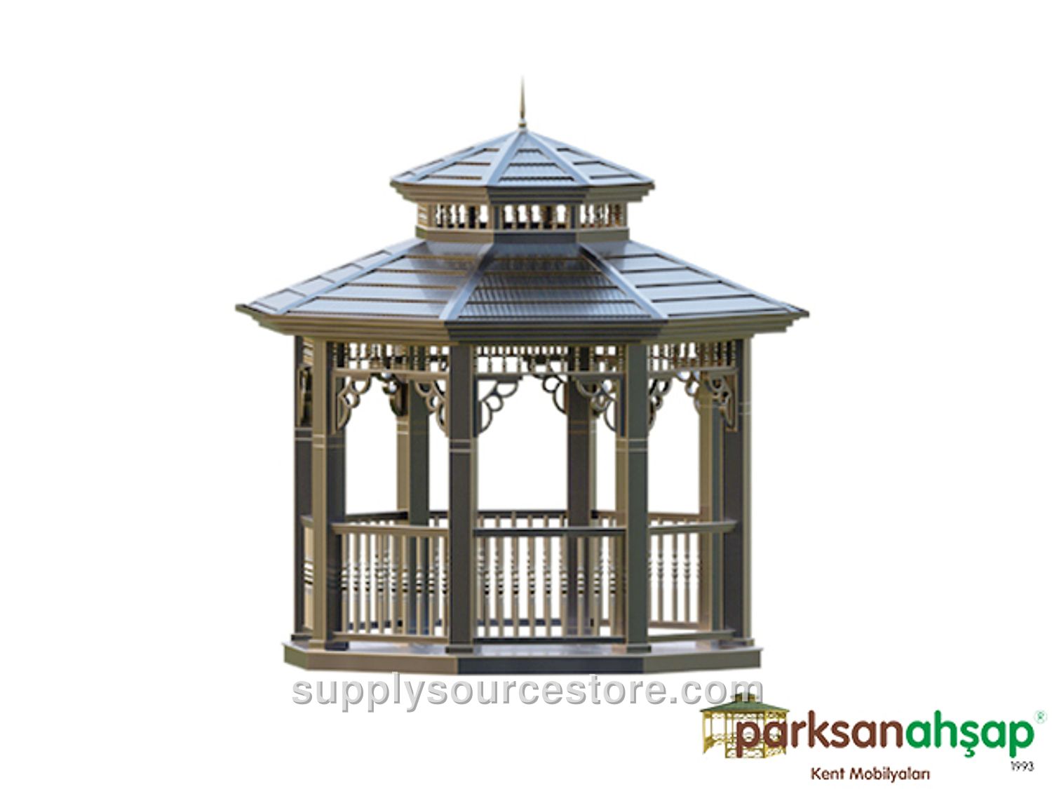 Metal Octagonal Gazebo 300x300x350 (LWH) New Product