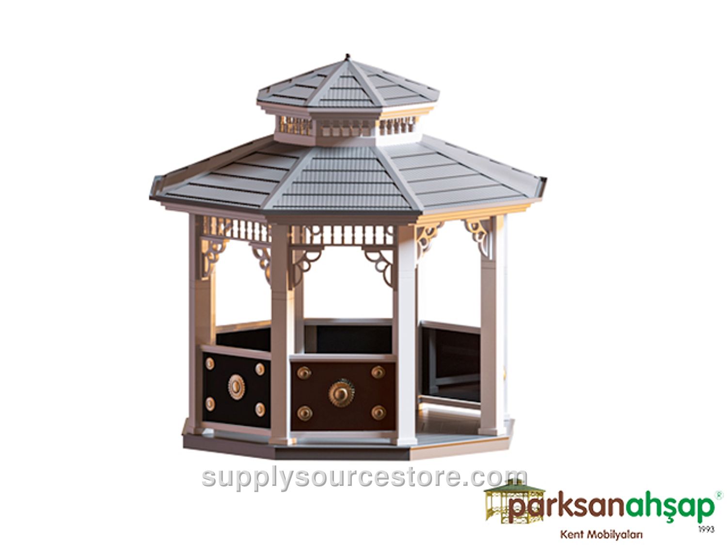 Metal Octagonal Gazebo 300x300x350 (LWH)