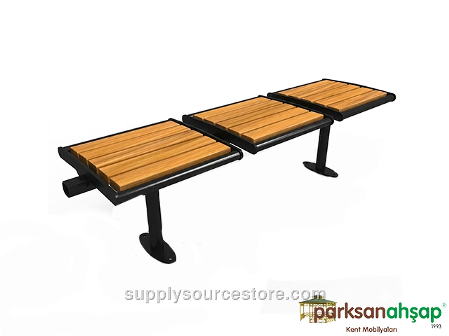 Metal Leg Bench