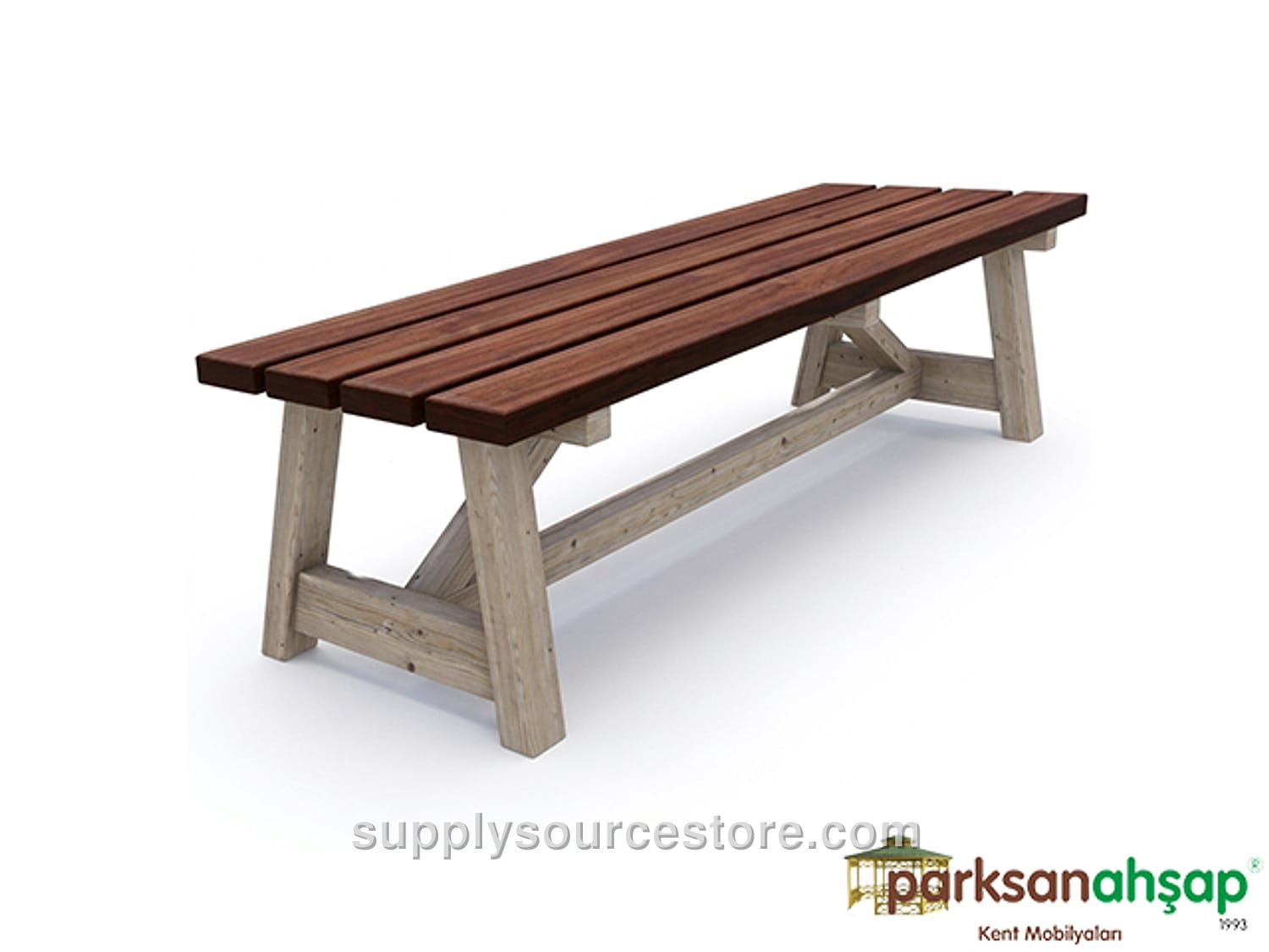 Wooden Bench 180(L)×40(W)×45(H)