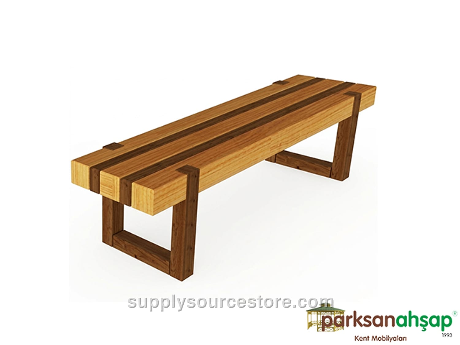 Wooden Bench 140(L) x 40(W) x 45(H) · SS-010273