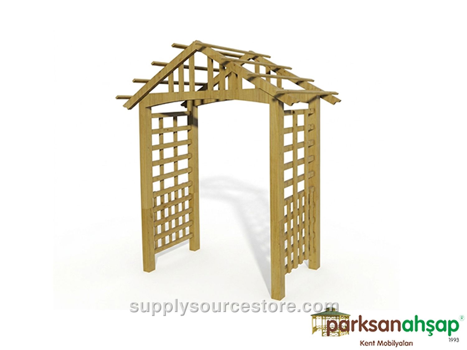 Wooden Entrance Tower 228(L)x113(W)x212(H)
