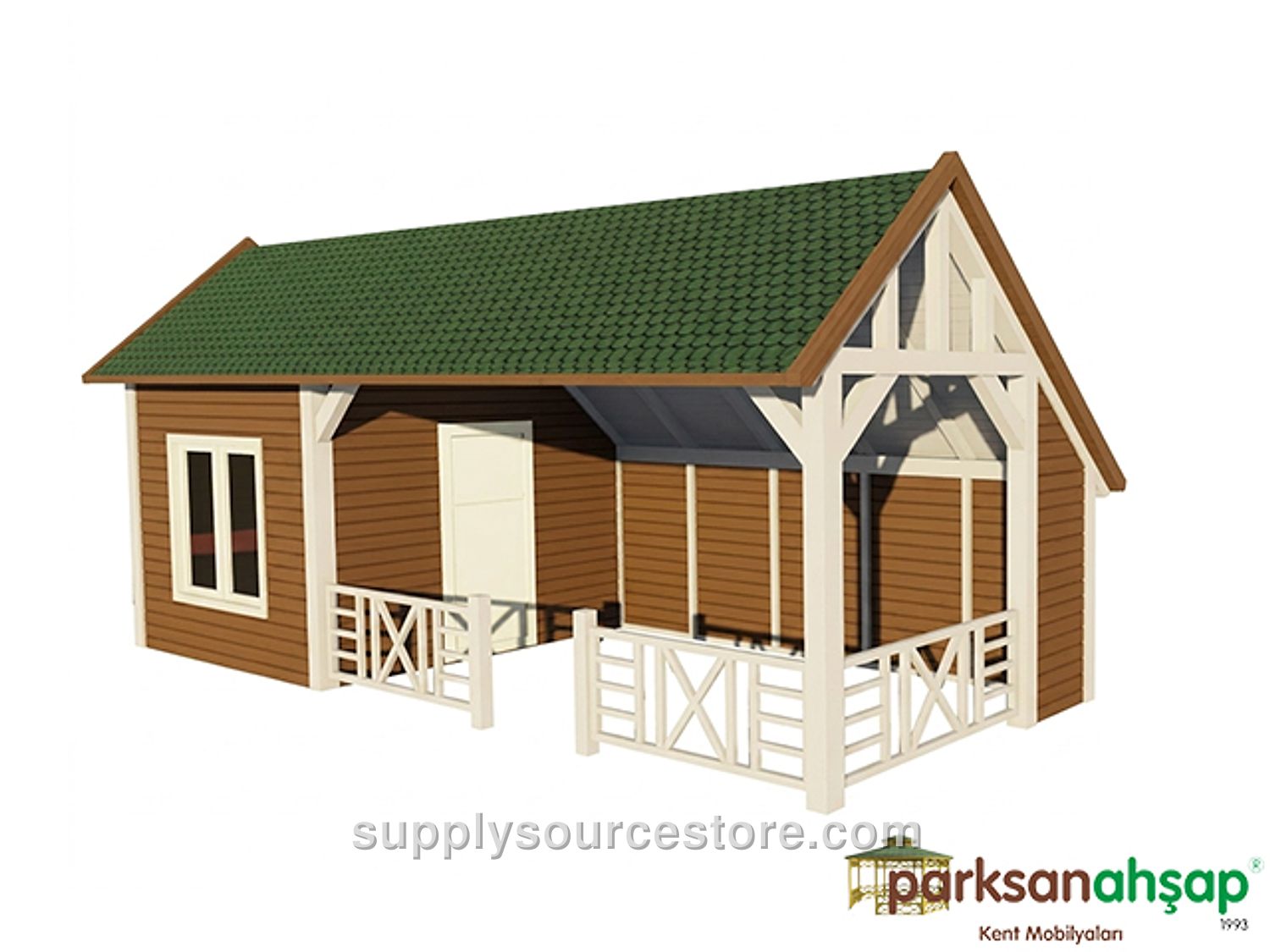 Wooden Single-Room Gazebo 300(L) x 800(W) x 330(H)