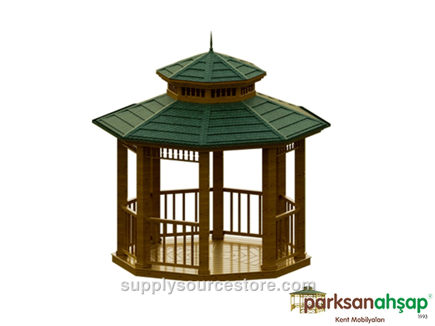 Wooden Octagonal Gazebo 300x300x330 (L*W*H) New Product
