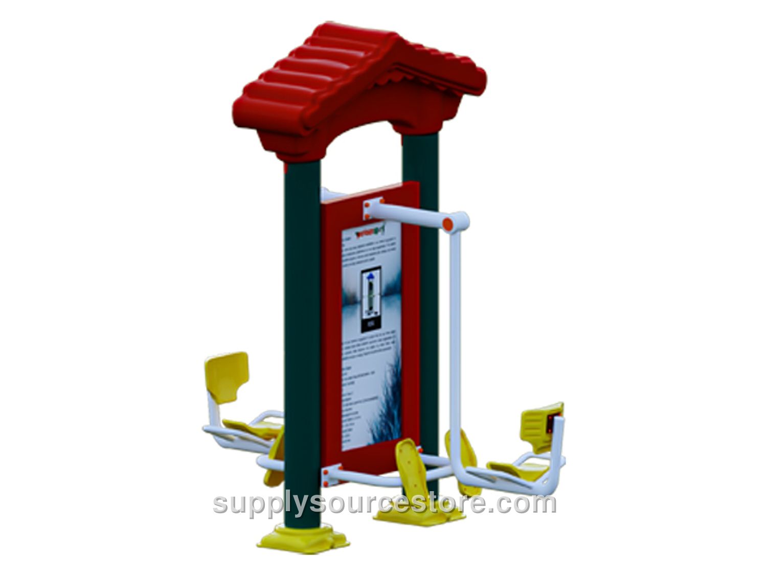 Leg Push Panel for Park Sports Equipment