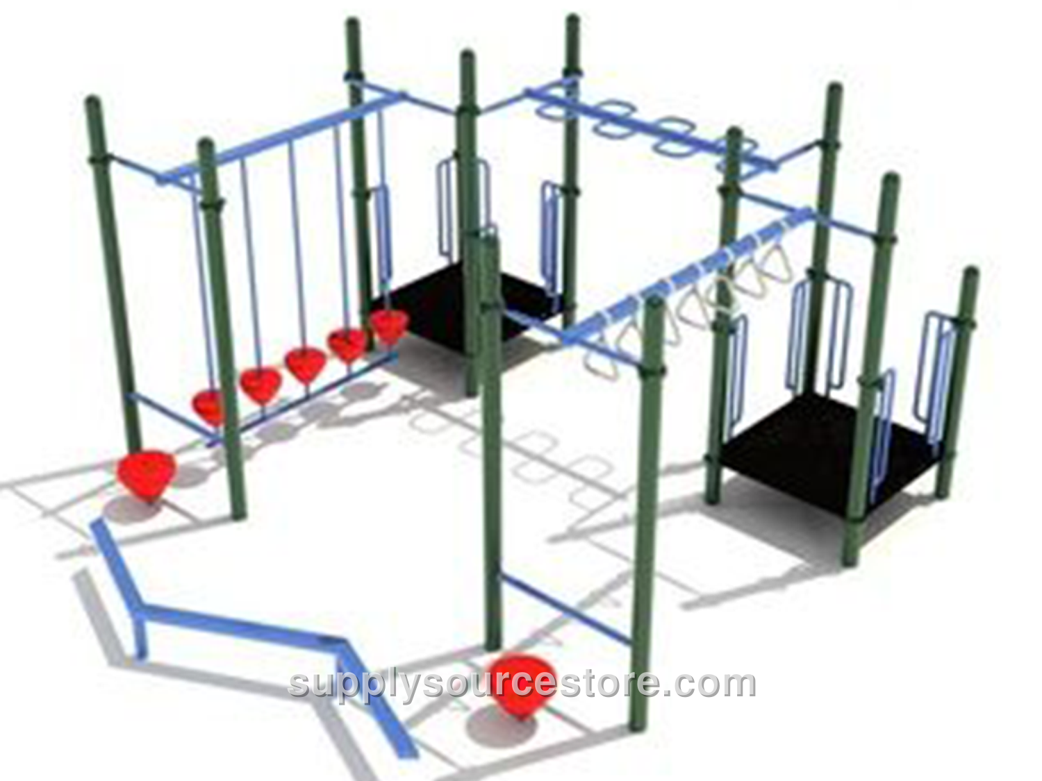 Bar and Pull-up Bar Fitness Set