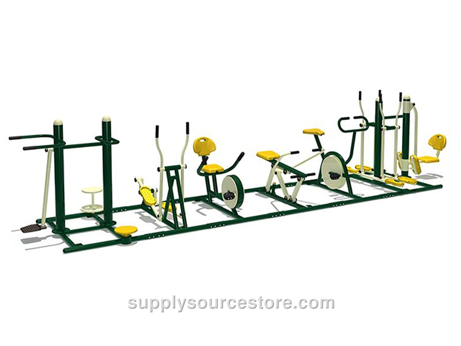 Outdoor Multi Fitness Equipment 10-Piece Set