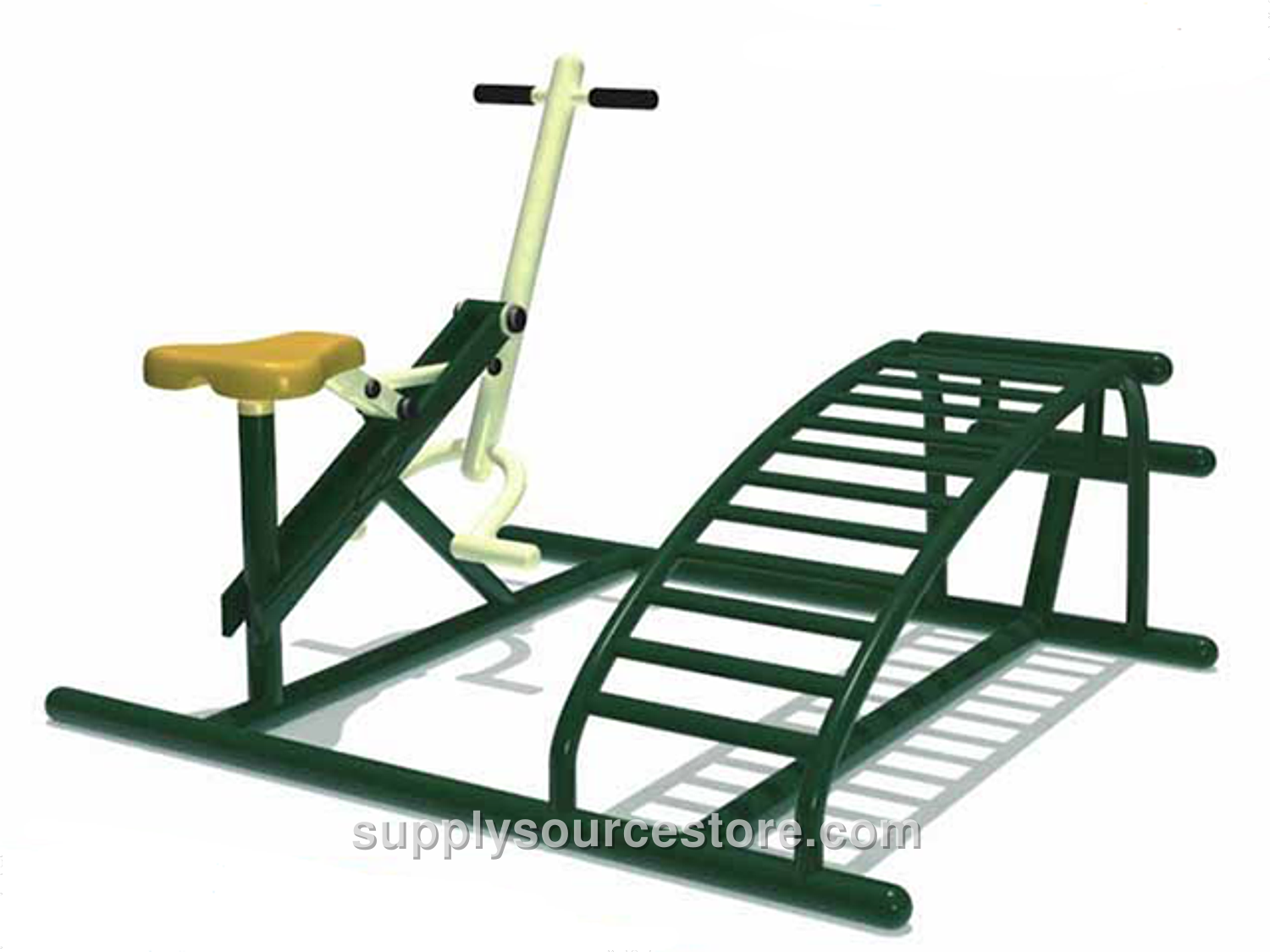 Pull-Up Bar, Sit-Up Bench, and Push-Up Station