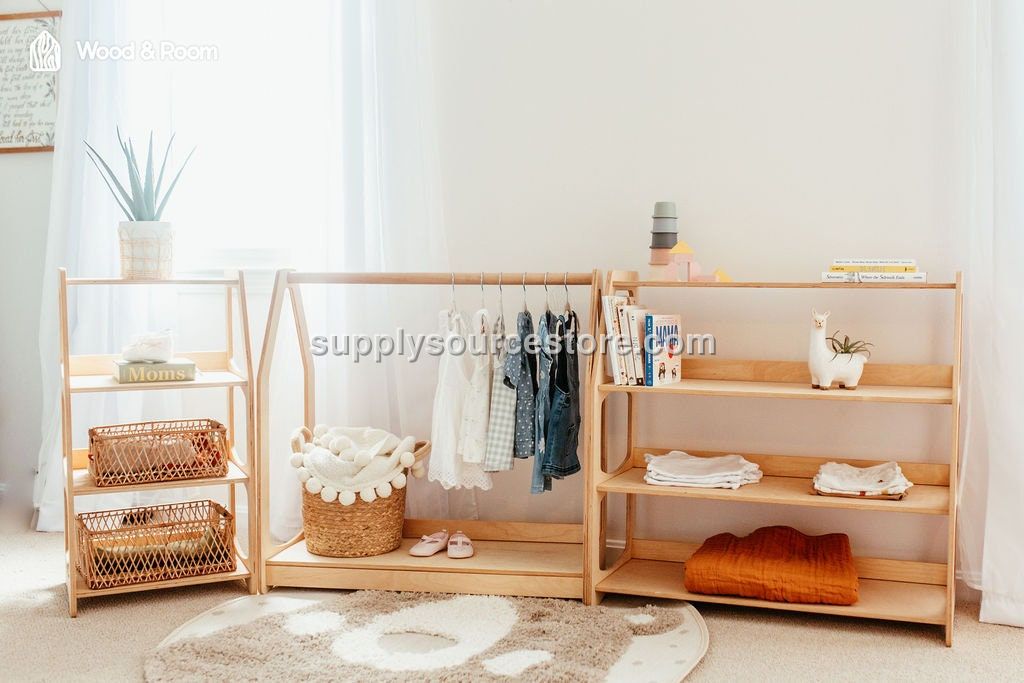 Montessori Storage Set for Clothing & Toys