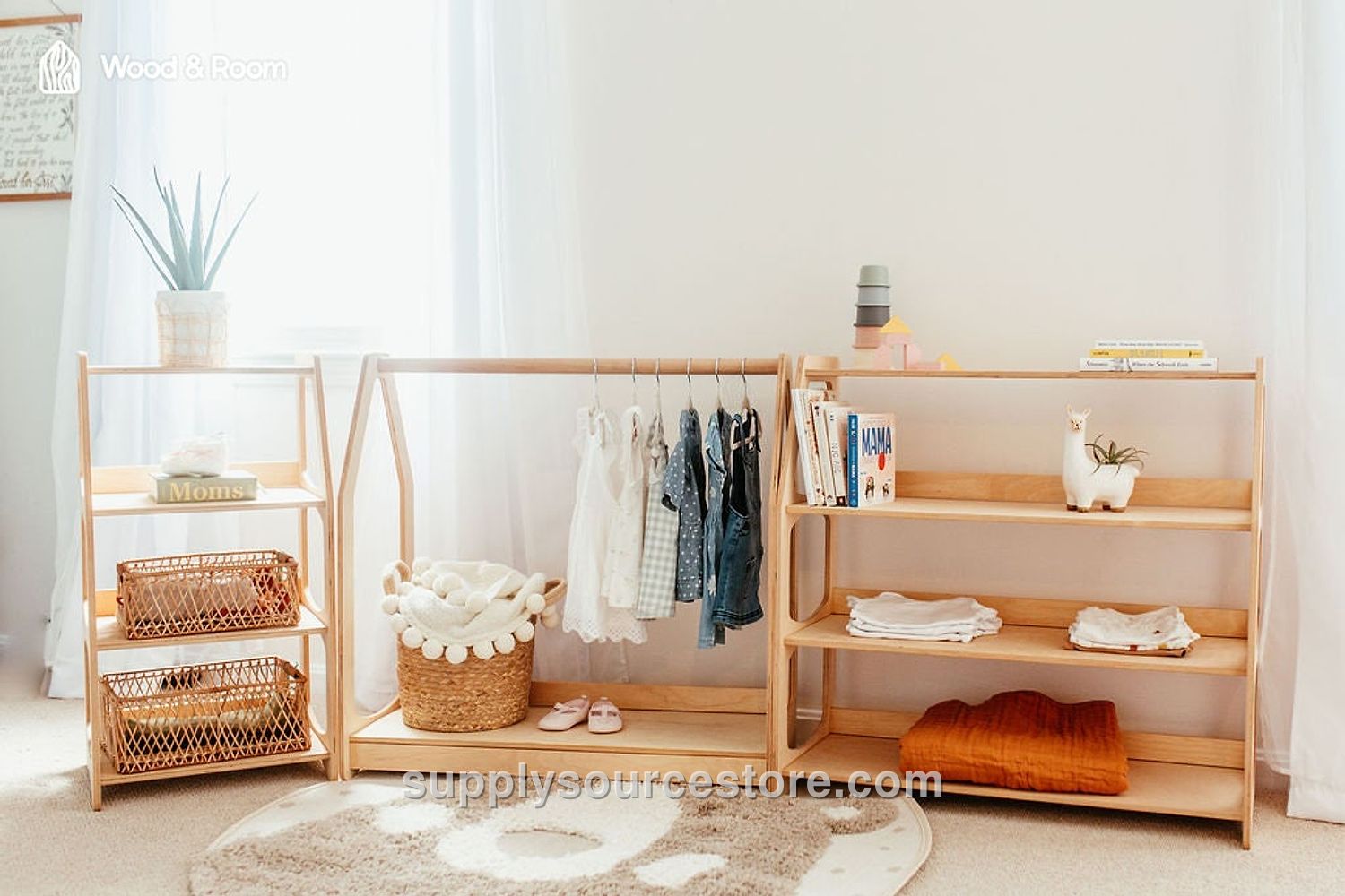 Montessori Storage Set for Clothing & Toys