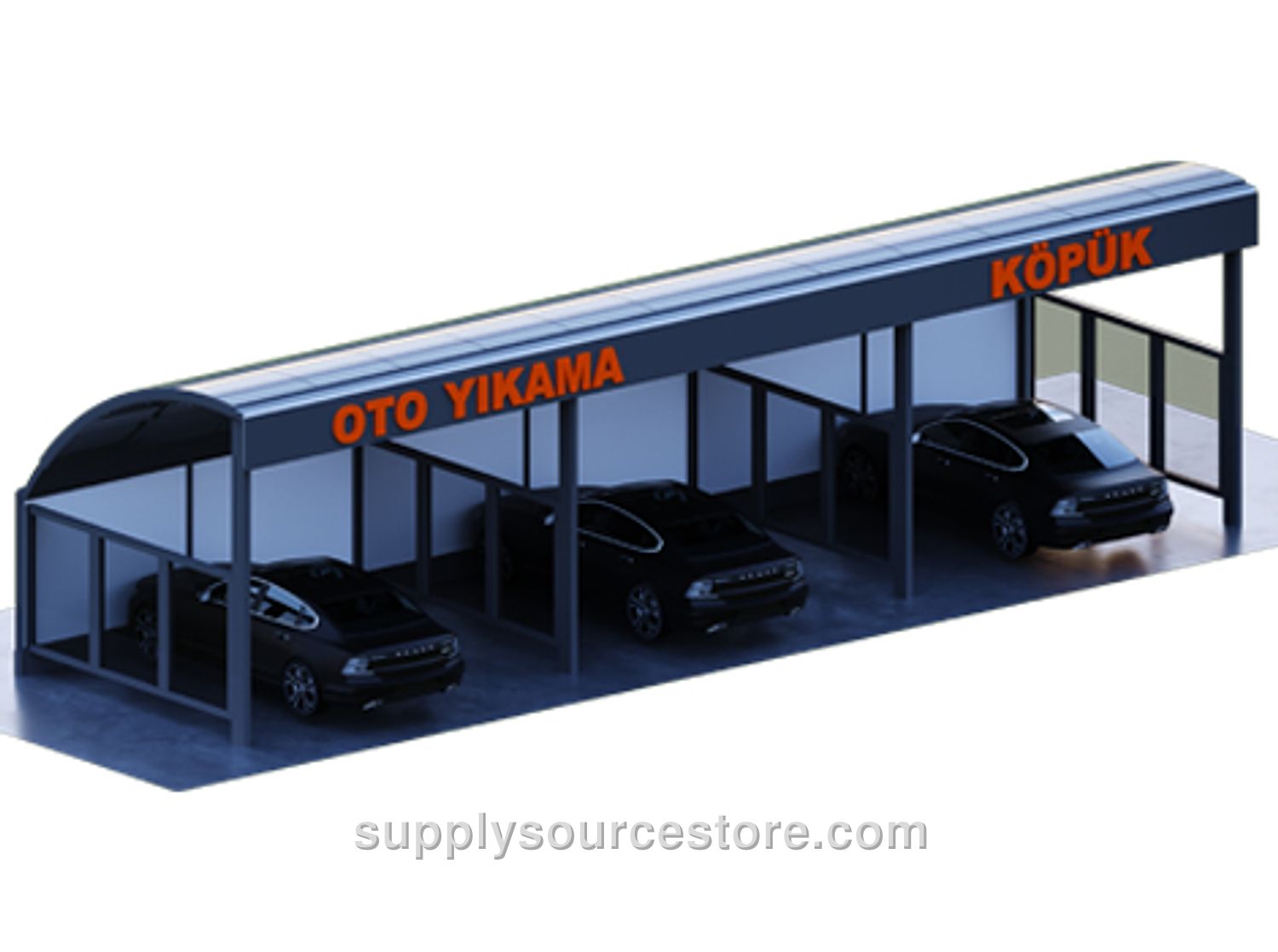 Car Wash Canopy (3 Vehicle)