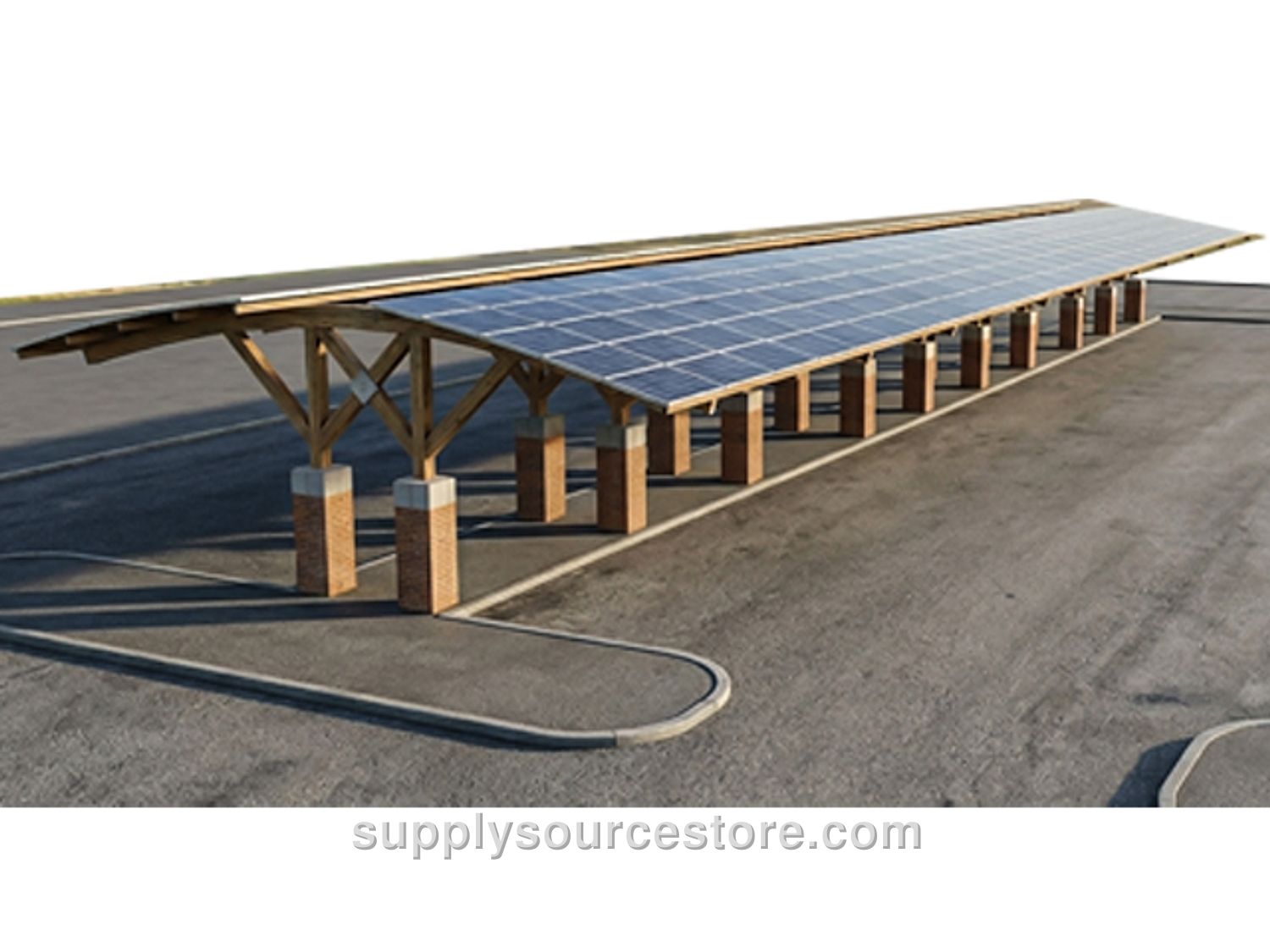 Solar Carport – 60 Vehicle Custom Project