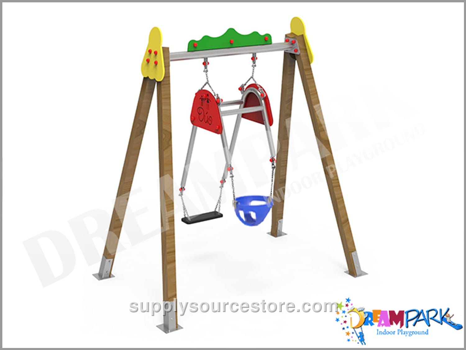 Wooden Parent Baby Swing