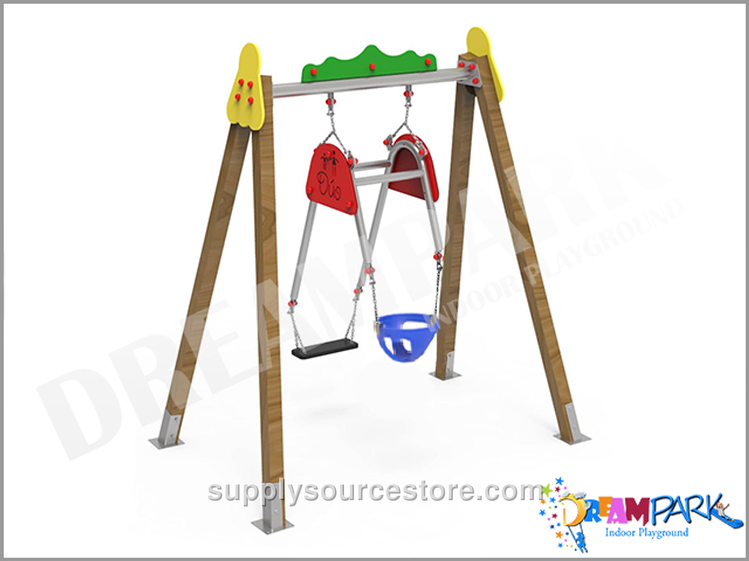 Wooden Parent Baby Swing