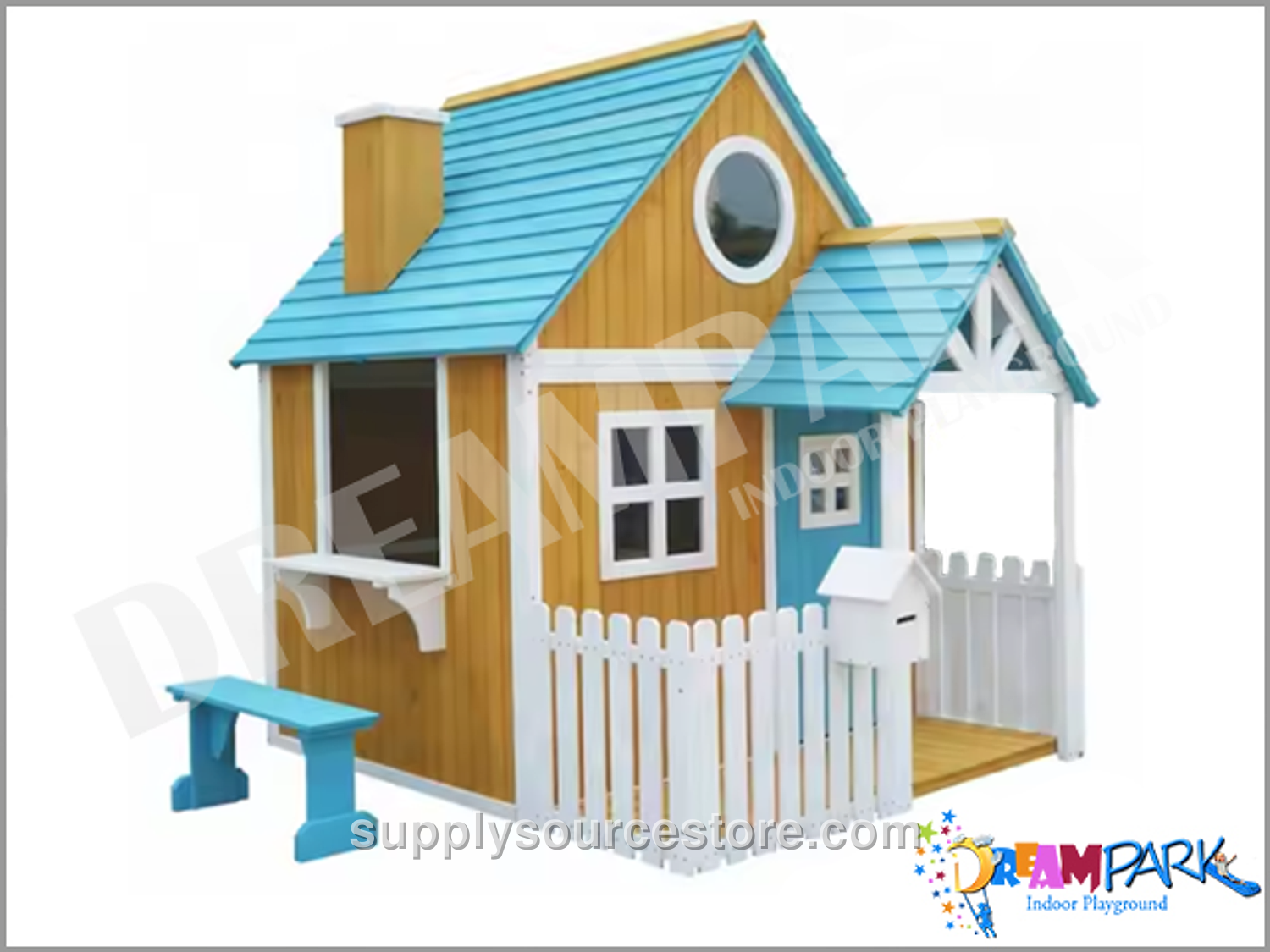 Small Forest Wooden Playhouse