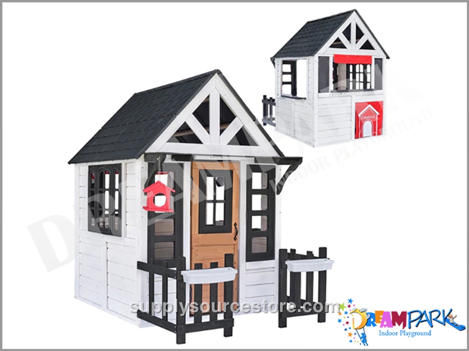 Wooden Balcony Playhouse