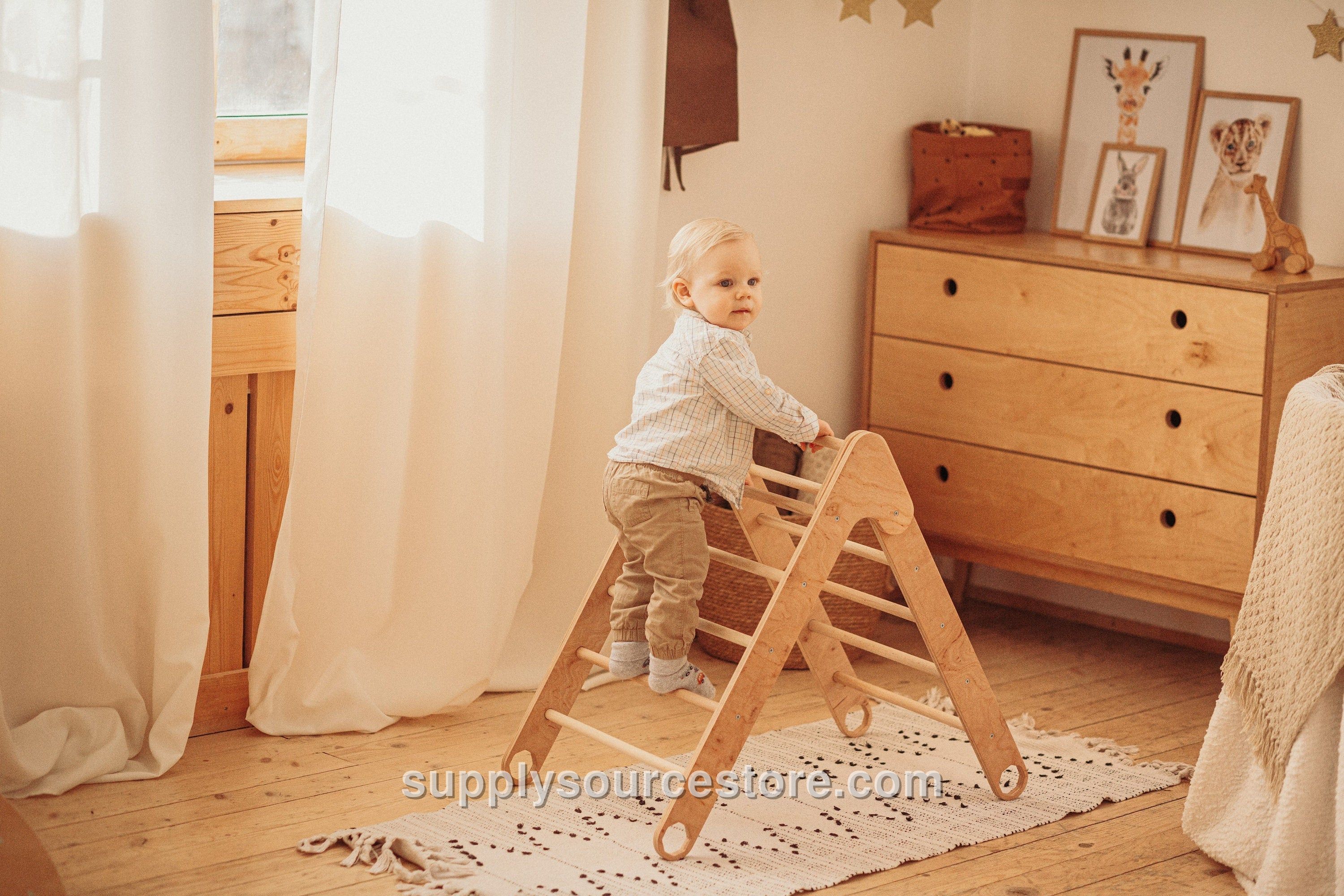 Foldable Wooden Climbing Triangle