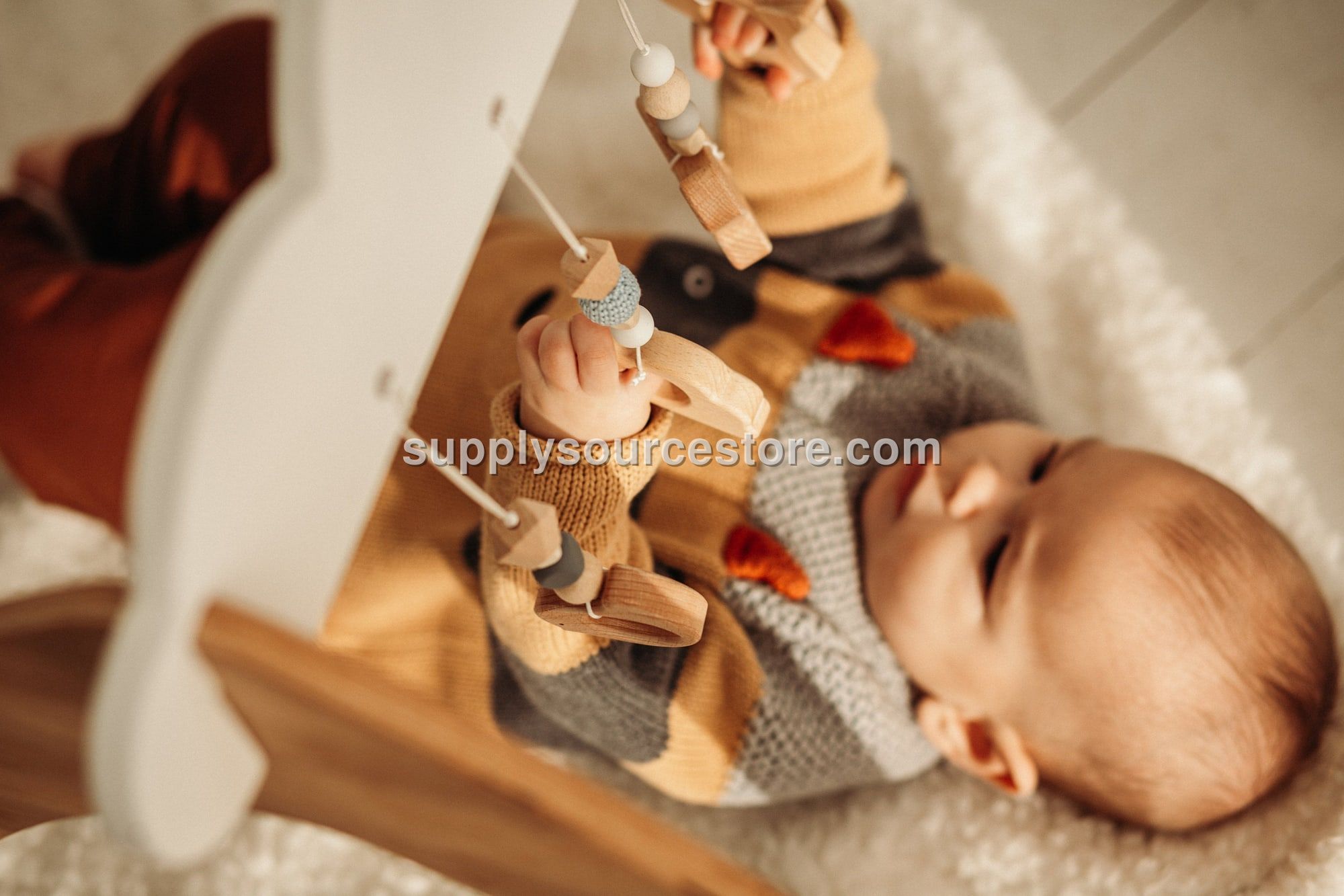 Wooden Baby Gym 'Clouds'
