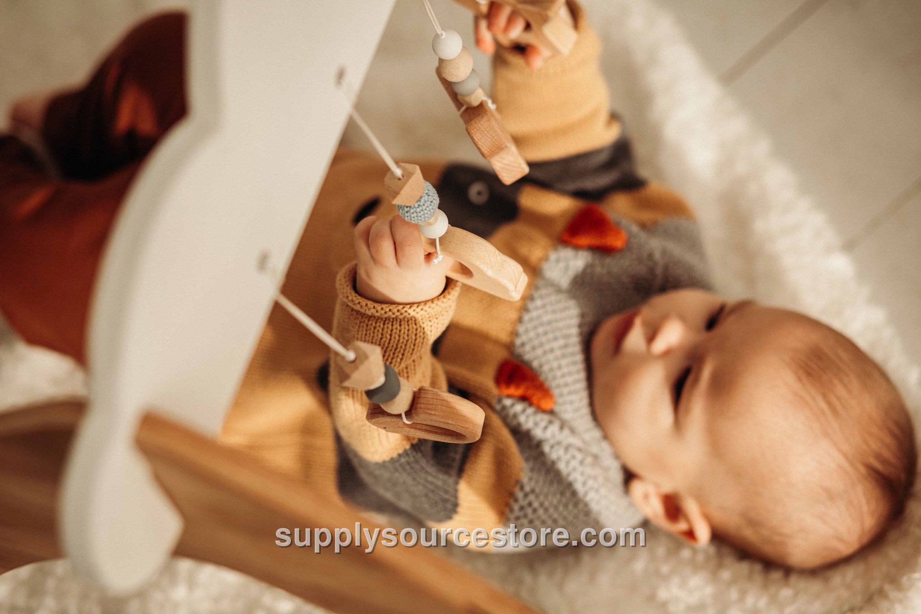 Wooden Baby Gym "Clouds"