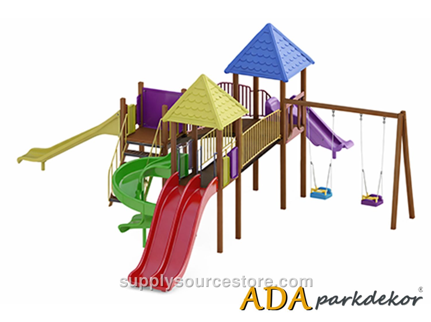 Wooden Series Playground – Park 06