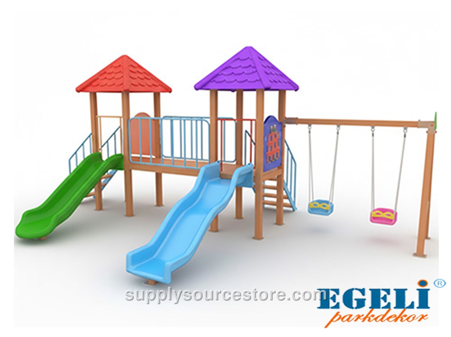 Wooden Series Playground – Park 05