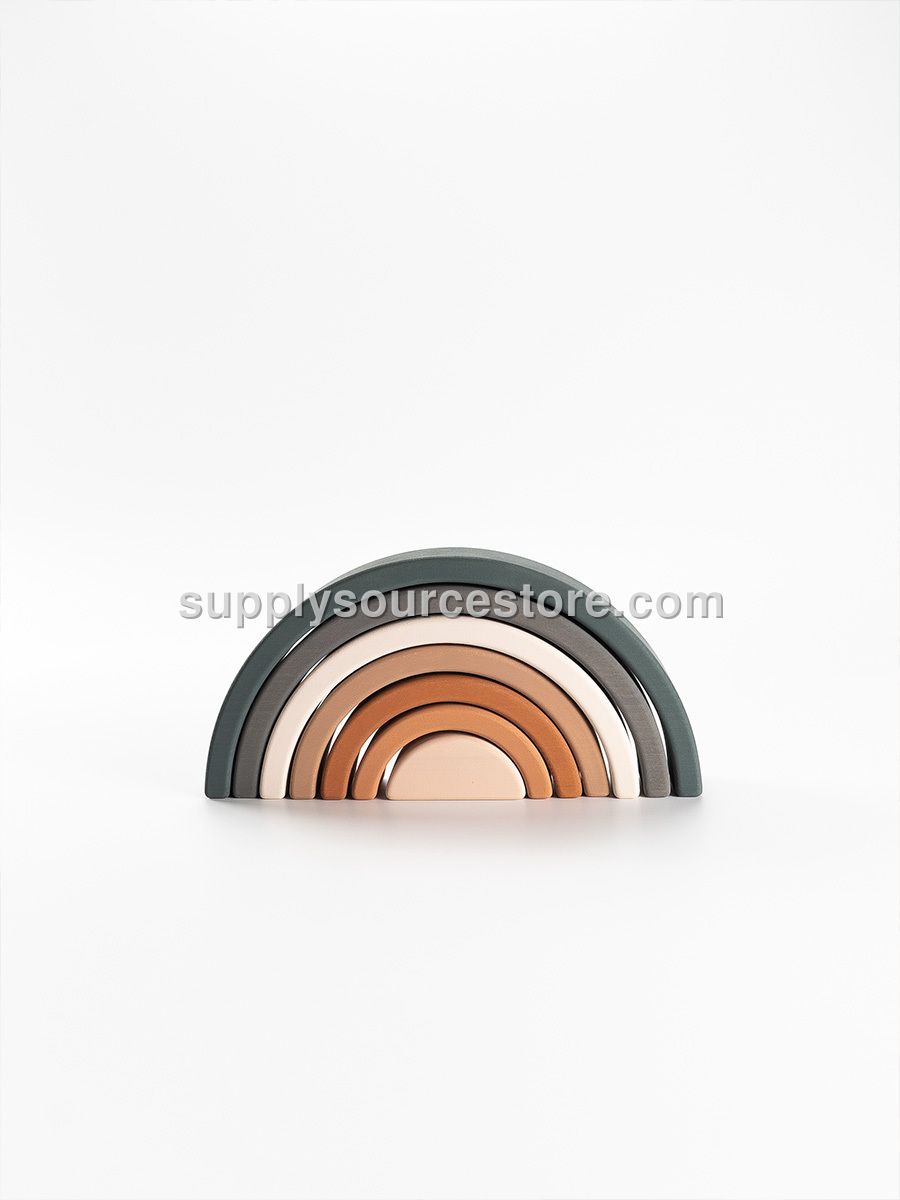 Wooden Rainbow toy / Grass