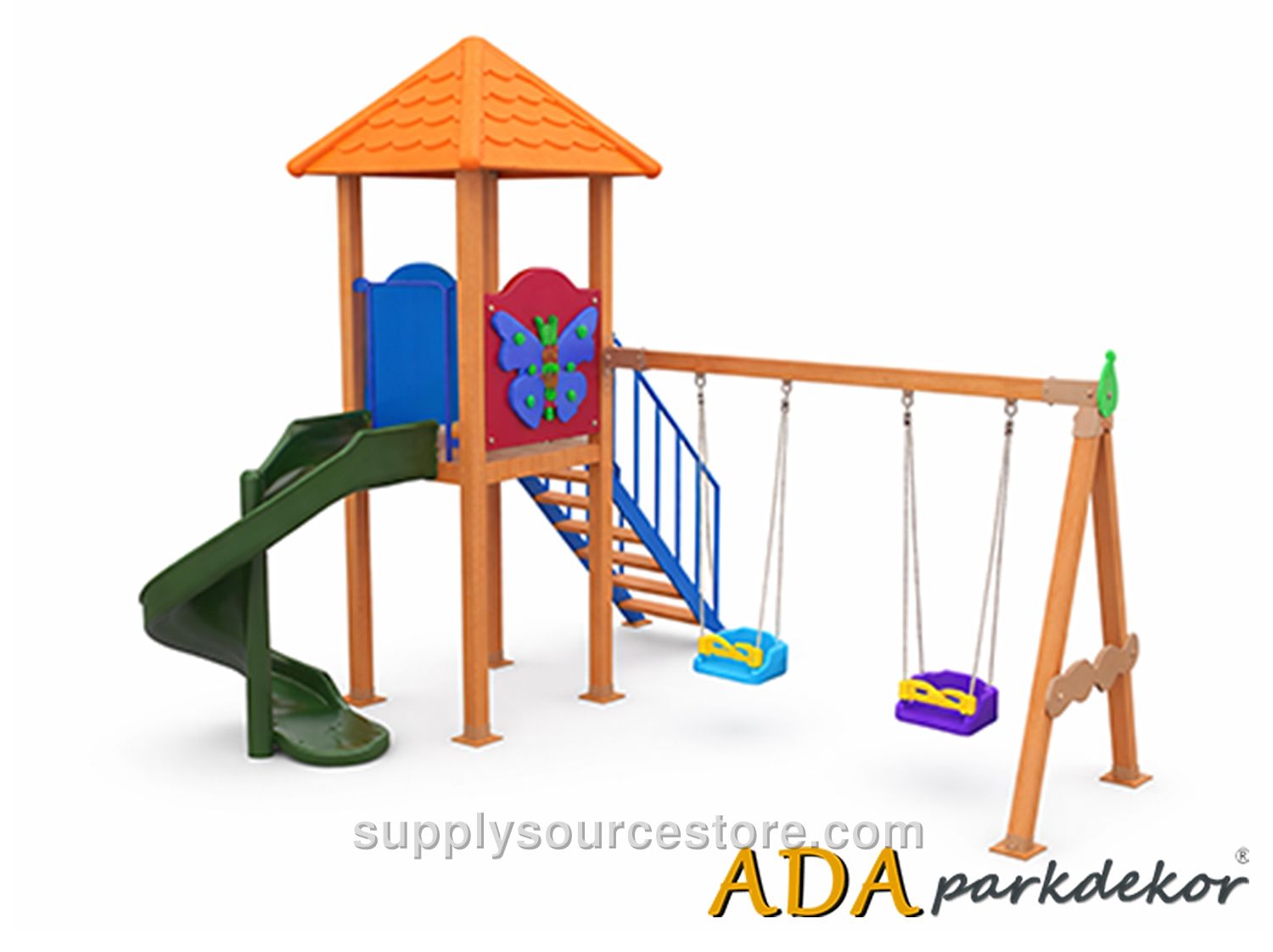 Wooden Series Playground – Park 02