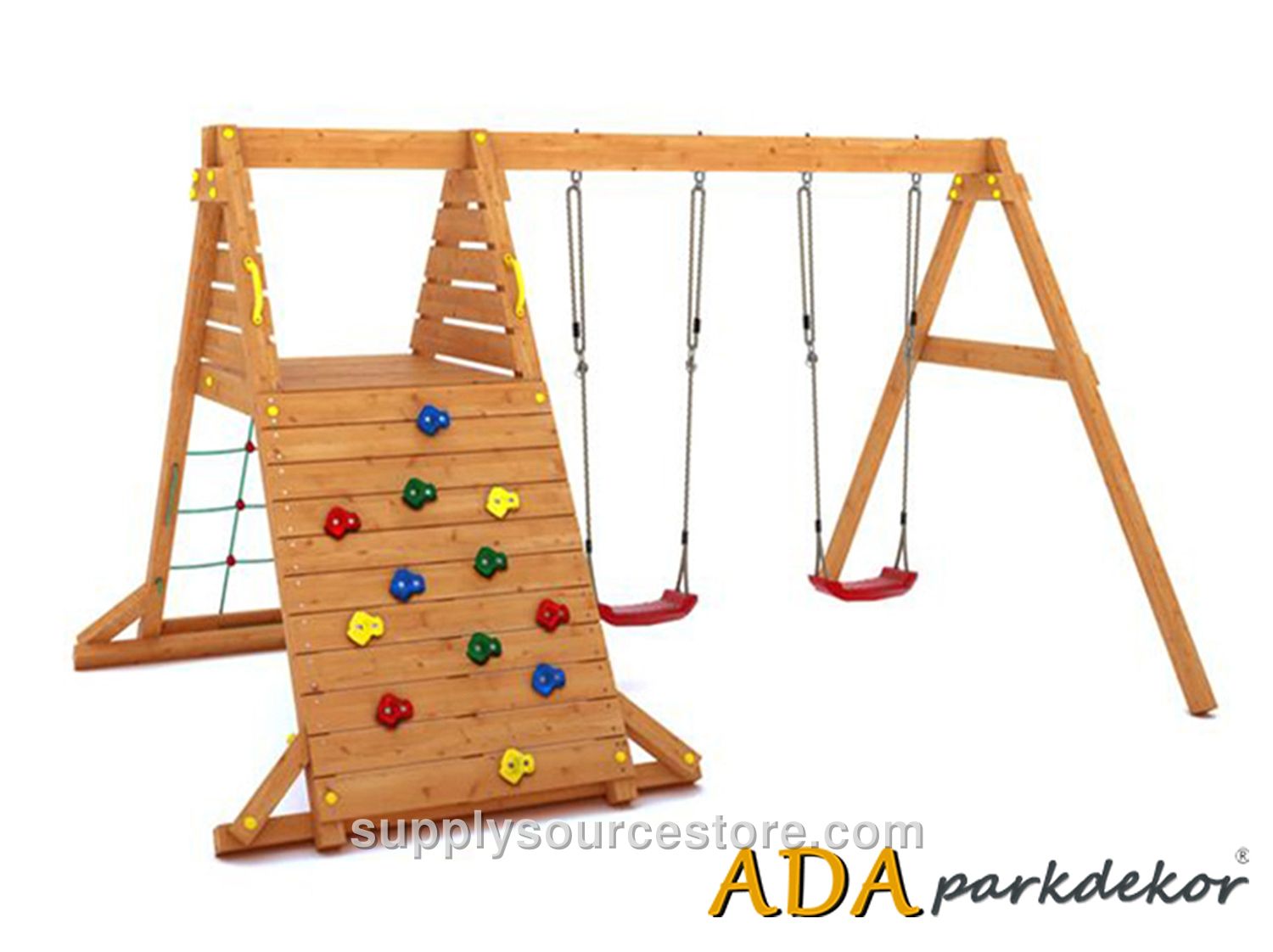 Climbing Dual Swing Set
