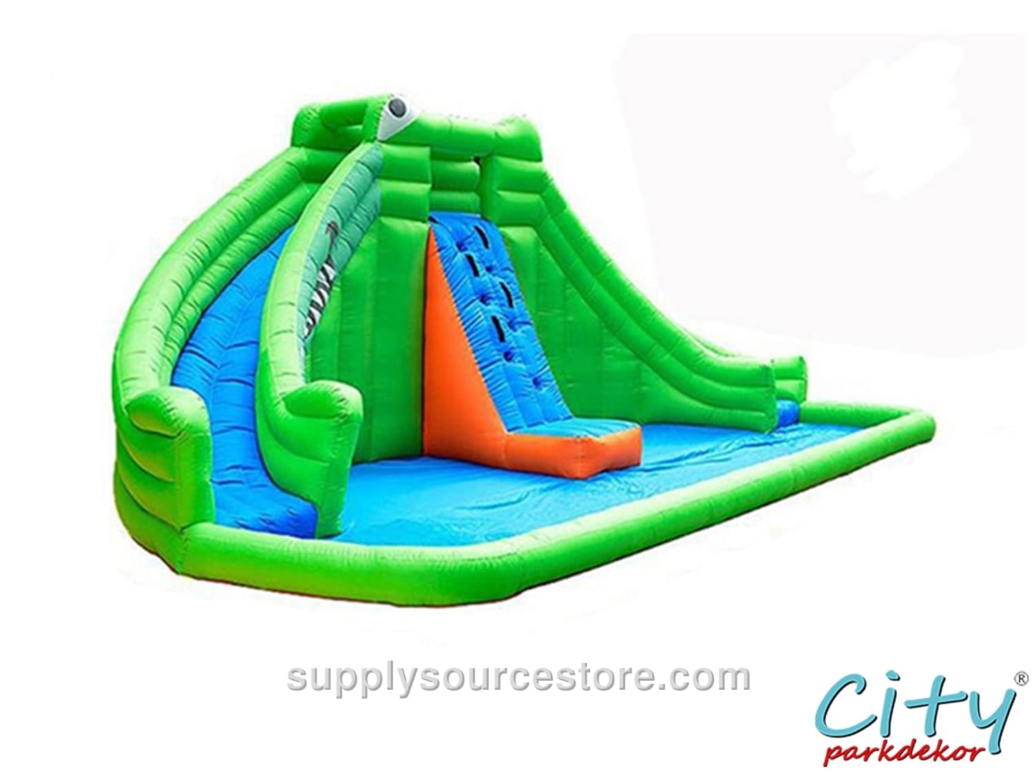 Inflatable Playground (Safari Double Water Slide) · SS-010652