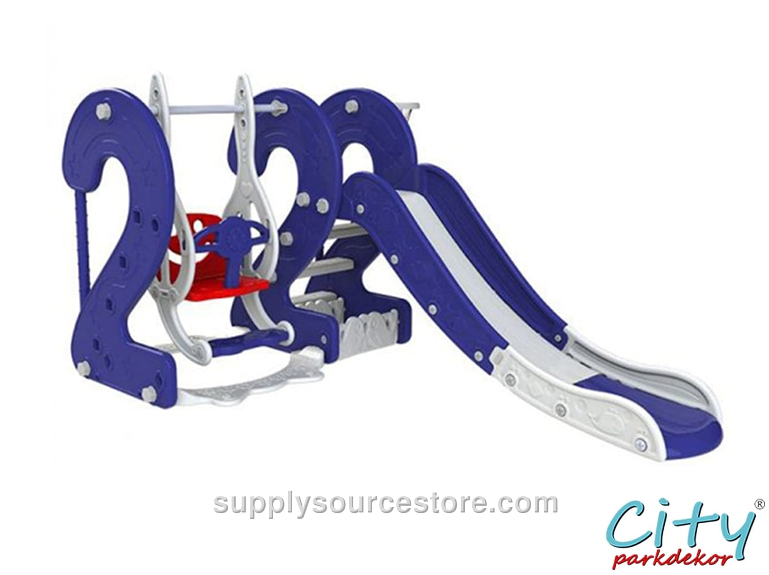 Number (22) Pot Slide and Swing Set