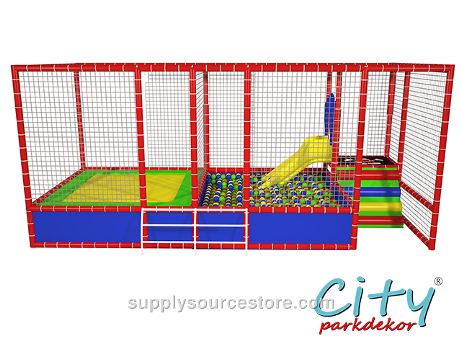 Mesh Ball Play Pool & Trampoline · SS-010695
