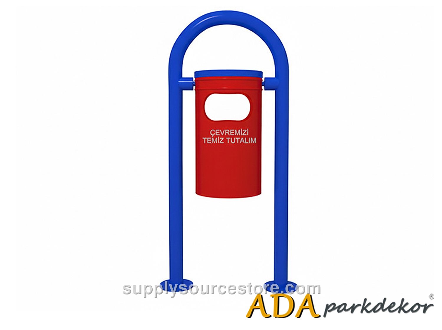 Outdoor Metal Litter Bin